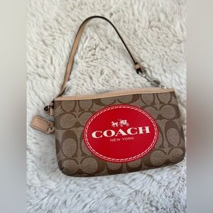 Coach Horse and Carriage Wristlet F51783; NWOT; Never used